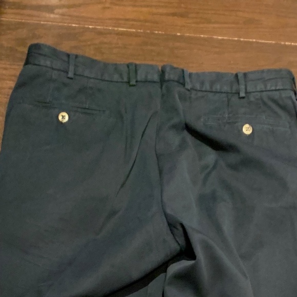 Men's Incotex  100% cotton dark Navy casual pant - Picture 8 of 9